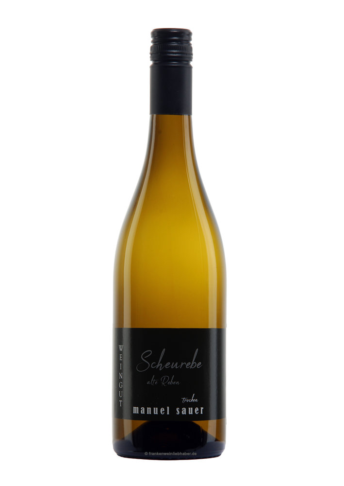 Produktbild von: <br>Artikel-Nr.: 302<br>2025er Scheurebe „alte Reben“ trocken 0,75l<br>